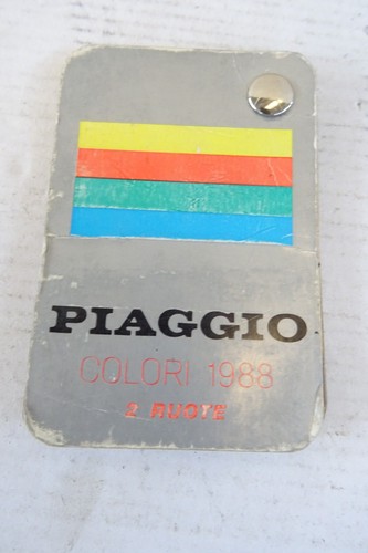 Tabella colori piaggio 1988 - colori,